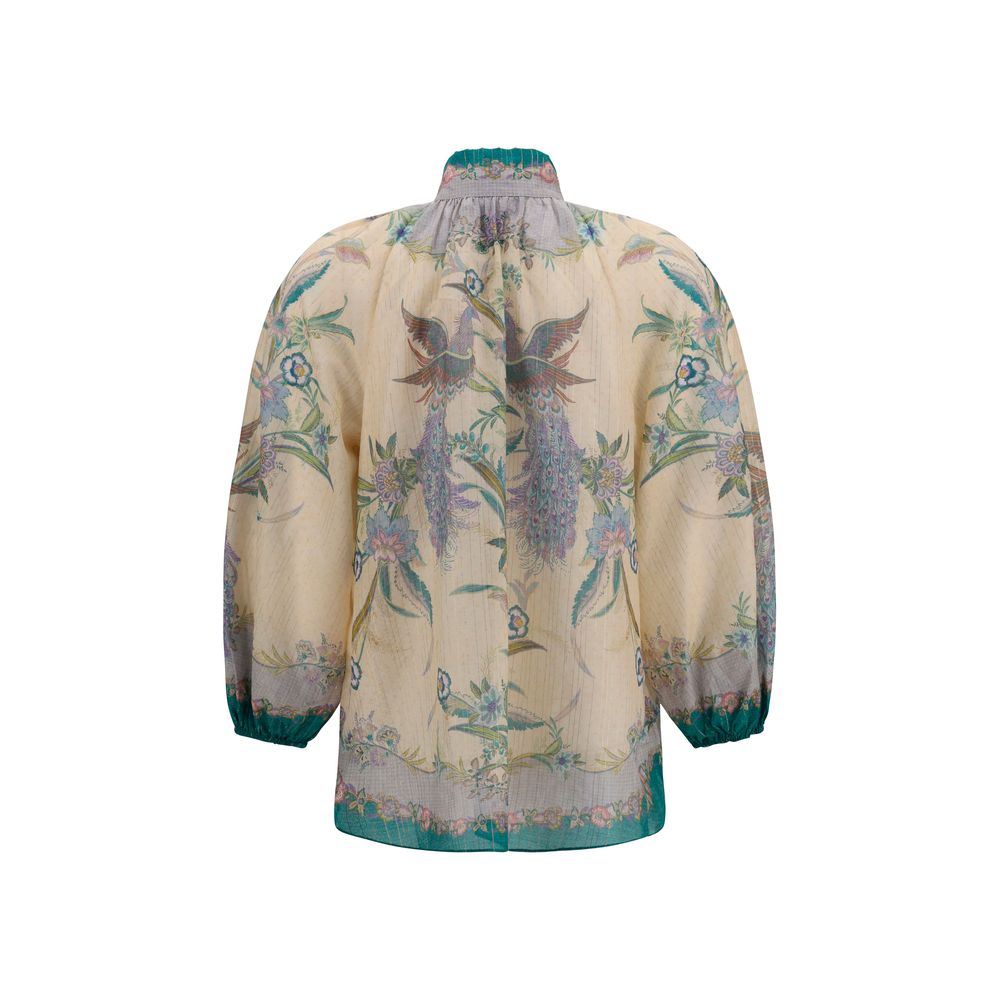Zimmermann Multicolor Cotton Pattern Shirt
