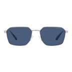 Emporio Armani Gray Metal Sunglasses
