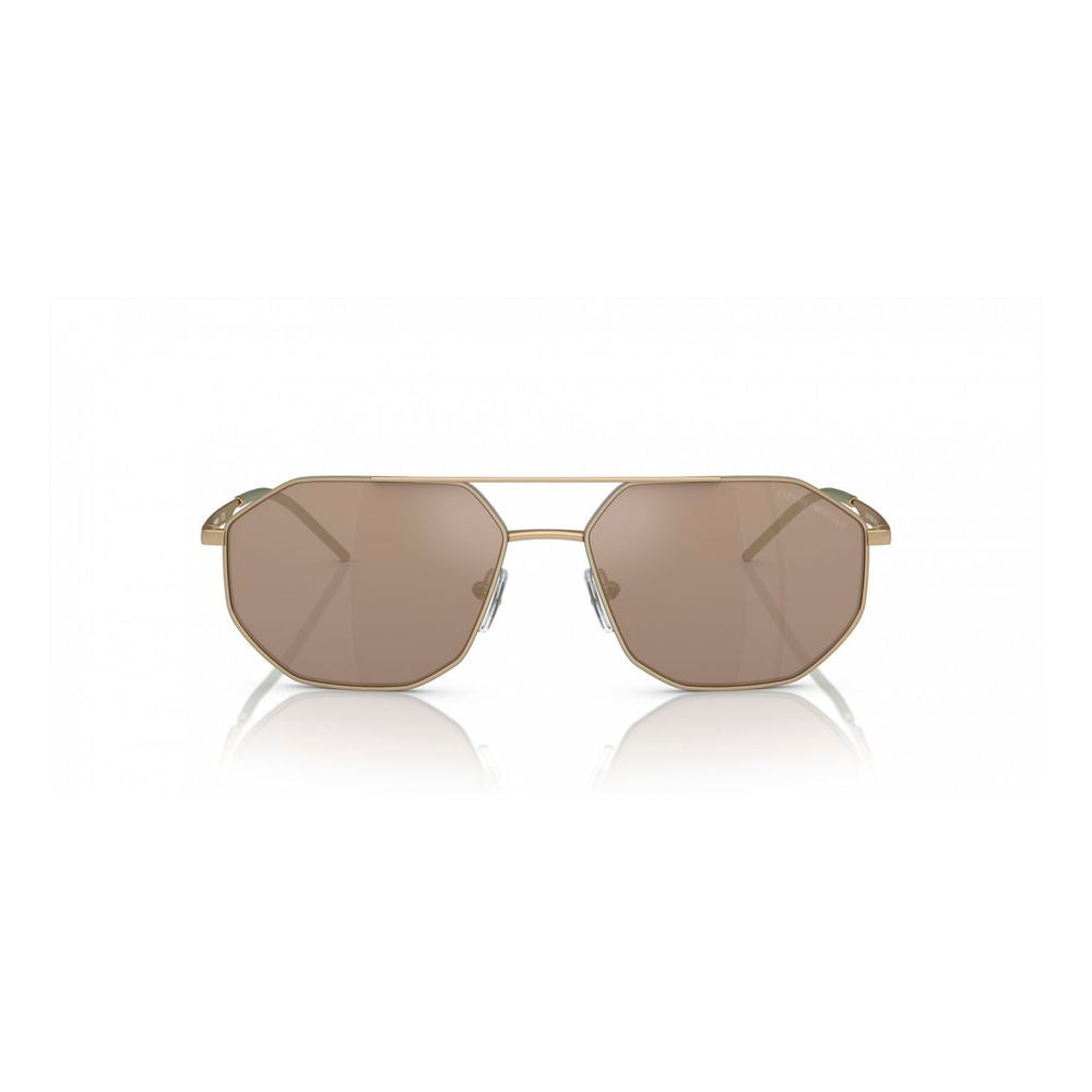 Emporio Armani Gold Metal Sunglasses