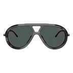 Emporio Armani Gray Acetate Sunglasses