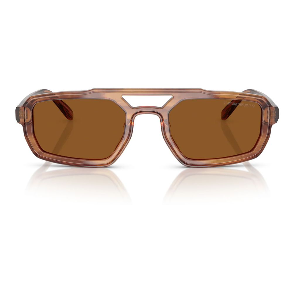 Emporio Armani Brown Acetate Sunglasses