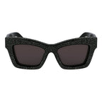 Ferragamo Black Acetate Sunglasses