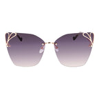 Liu Jo Gold Metal Sunglasses
