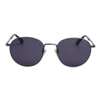Police Gray Metal Sunglasses