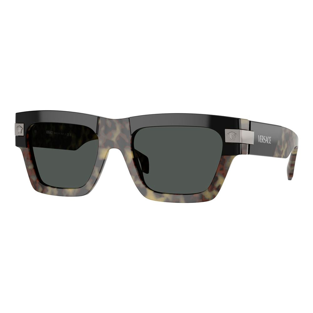 Versace Gray Acetate Sunglasses