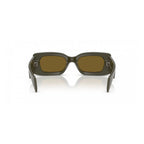 Versace Gray Acetate Sunglasses