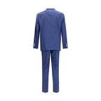 Brunello Cucinelli Blue Wool Oves Aries Two-Piece Suit