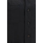 Brunello Cucinelli Black Linen Denim Jacket