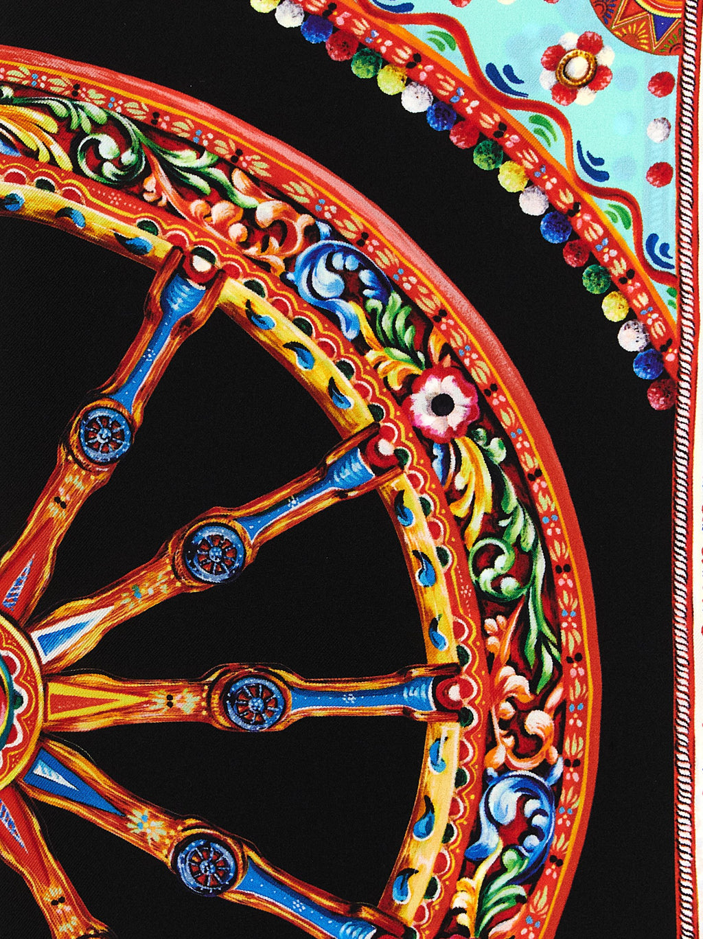Dolce & Gabbana Multicolor Silk Scarf