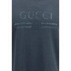 Gucci Gray Cotton T-Shirt