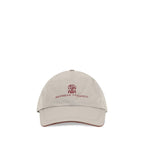 Brunello Cucinelli Gray Polyester Cap (Baseball Hat)