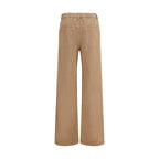 Brunello Cucinelli Beige Cotton Jeans Denim