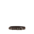 Valentino Garavani Brown Suede Leather Regular Belt
