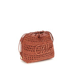 Chloé Multicolor Raffia Shoulder Bag