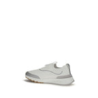 Brunello Cucinelli White Cotton Athletic Sneakers