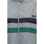 Miu Miu Gray Polyester Shell Jacket