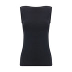 Wolford Black Modal Sleeveles T-Shirt