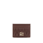 Miu Miu Bordeaux Lamb Ovis Aries Aries Wallet