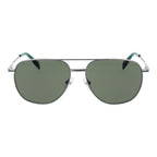 Hackett Silver Metal Sunglasses