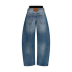 Alexander Wang Blue Cotton Relaxed Fit Jeans