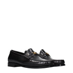 Celine Black Leather Slip-On Loafers