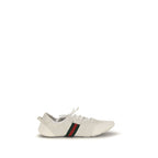 Gucci White Calf Leather Bos Taurus Low Top Sneakers