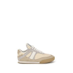 Chloé Gray Calf Leather Bos Taurus Athletic Sneakers