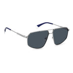 Polaroid Gray Stainless Steel Sunglasses
