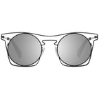Yohji Yamamoto Blue Stainless Steel Sunglasses