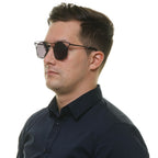 Yohji Yamamoto Blue Stainless Steel Sunglasses