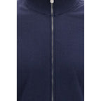 Brunello Cucinelli Blue Cotton Cardigan