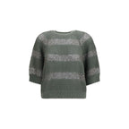 Brunello Cucinelli Bicolor Cotton Sweatshirt