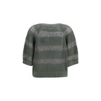 Brunello Cucinelli Bicolor Cotton Sweatshirt