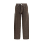 Sunflower Brown Cotton Relaxed Fit Jeans