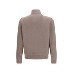 Brunello Cucinelli Beige Calf Leather Bos Taurus Leather Jacket