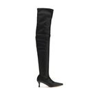 Proenza Schouler Black Polyurethane Over The Knee
