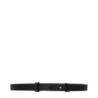 Burberry Black Leather Regular Belt