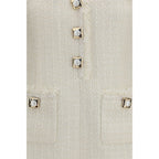 Self-Portrait Beige Polyamide Casual Dress