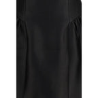 Self-Portrait Black Polyester Casual Dress
