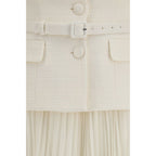 Self-Portrait Beige Polyester Cocktail Dress