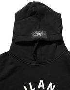 Dolce & Gabbana Black Cotton Milano1984 Print Hoodie Sweater