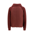 Brunello Cucinelli Bordeaux Polyester Full-Length Jacket
