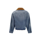 Miu Miu Blue Cotton Denim Jacket