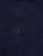 Dolce & Gabbana Blue Wool Knit Turtleneck Pullover Sweater