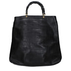 Jil Sander Black Leather Handbag
