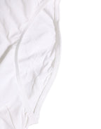 Dolce & Gabbana White Stretch Drawstring Swim Brief Swimwear