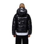 Napapijri Black Recycled Polyester Full-Length Jacket