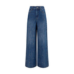 Self-Portrait Blue Lyocell Jeans Denim