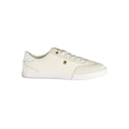 Tommy Hilfiger White Polyurethane Women's Sneaker