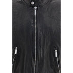 Gucci Black Buffalo Leather Bomber